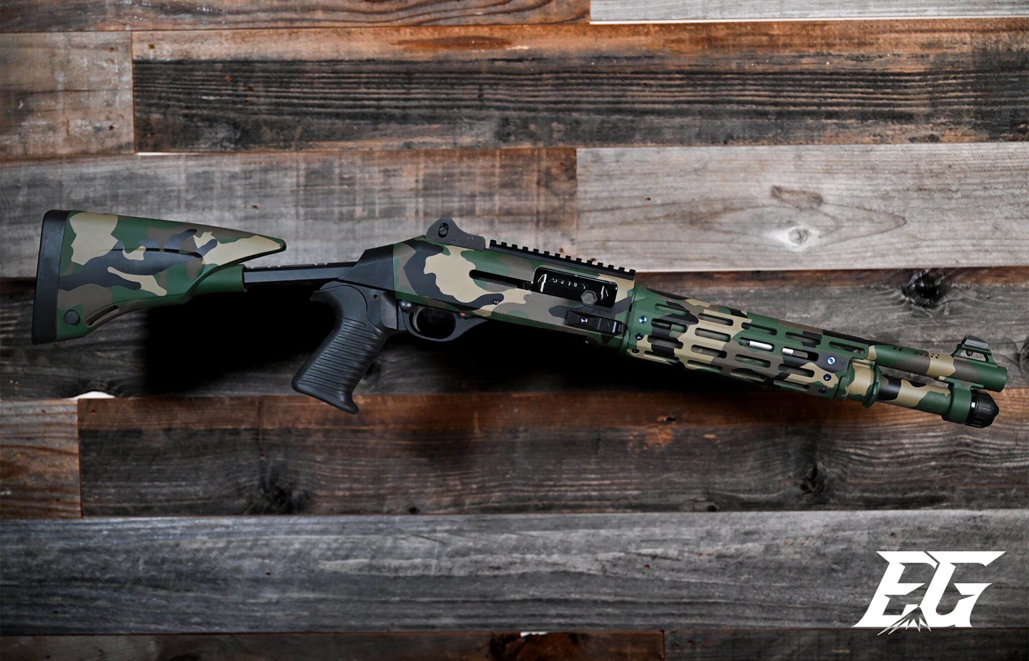 Agency Arms Benelli M4 SBS M81 Woodland Elevated Gunworks