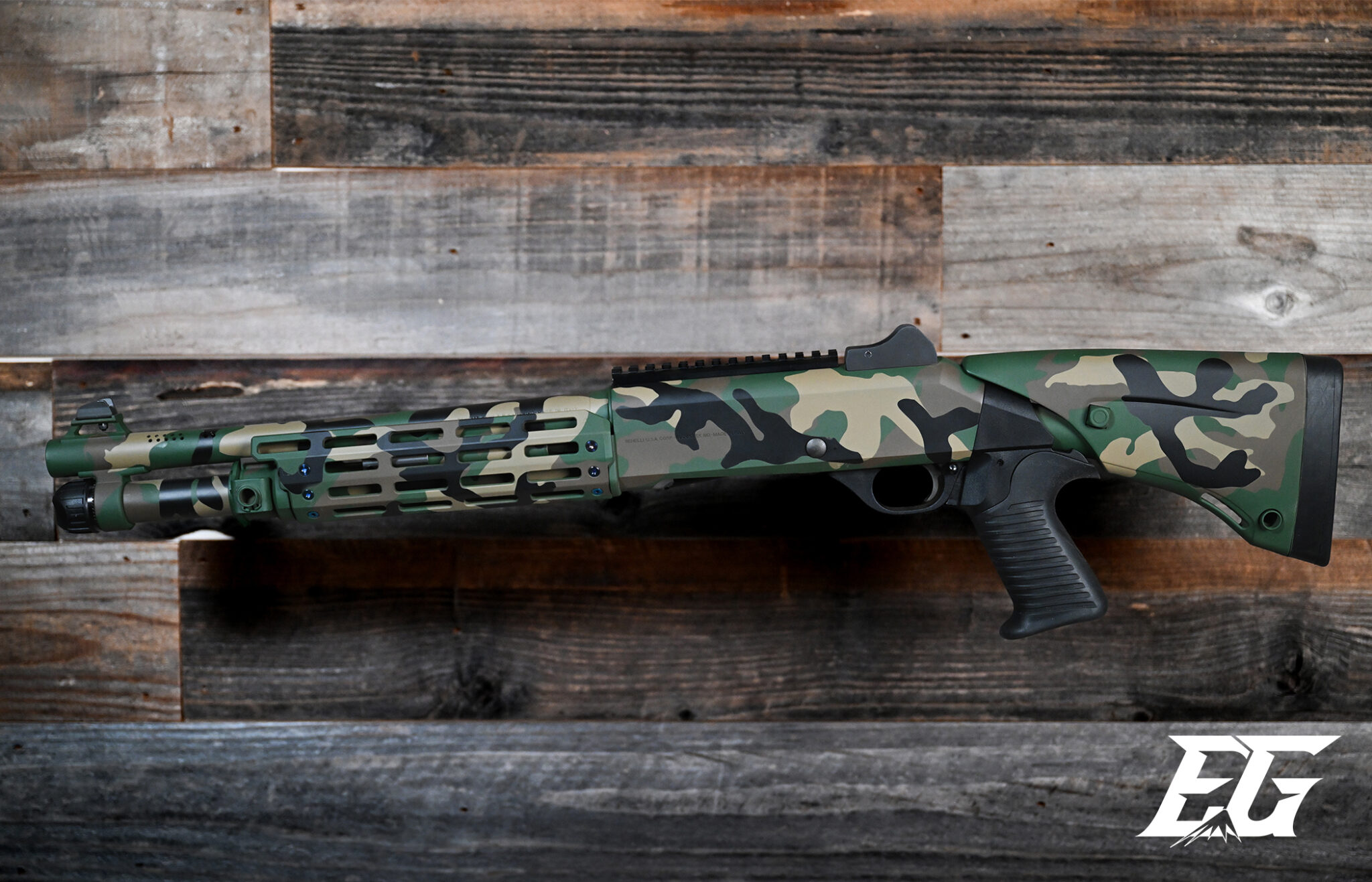 Agency Arms Benelli M4 SBS M81 Woodland Elevated Gunworks